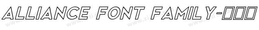 Alliance Font Family字体转换